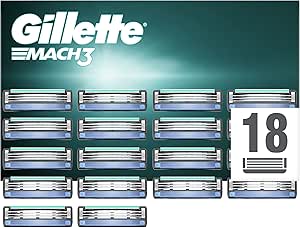 Gillette Mach3 Yedek Tıraş Bıçağı 18 Adet – Karton Paket