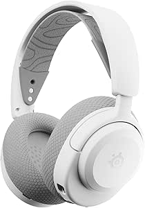 SteelSeries Arctis Nova 3P Wireless Beyaz Gaming Kulaklık – Mobil Uygulama ile Kontrol – 40 Saat Pil Ömrü PS5, PS4, PC, Switch, Mobil Uyumlu