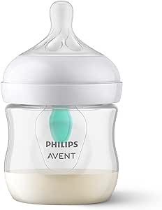 Philips Avent Doğal Tepkili Airfree Valfli Biberon 125 ml, 0 ay+ / SCY670/01