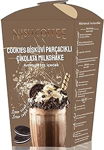 Nish Cookies Bisküvi Parçacıklı Çikolata Aromalı Toz İçecek 250 Gr