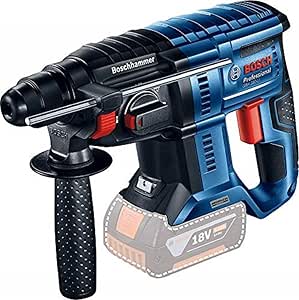 Bosch Professional GBH 180-LI Akülü Kırıcı Delici (18 Volt, SOLO, 2 J, Betonda Delme Çapı: 20 mm, Karton Kutuda)