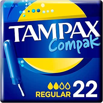 Tampax Compak Regular Aplikatörlü Tampon 22 Adet