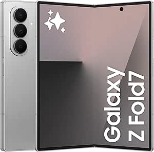 Samsung Galaxy Z Fold7, Yapay Zeka Telefonu, Gümüş, 512GB Depolama, 12GB Bellek, 200MP Kamera, 3nm İşlemci, 4400 mAh Pil (Samsung Türkiye Garantili)