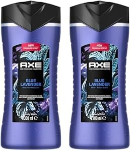 Axe Premium Collection Duş Jeli Blue Lavender 3 in 1 Vücut Saç Yüz 300 Ml 2li paket