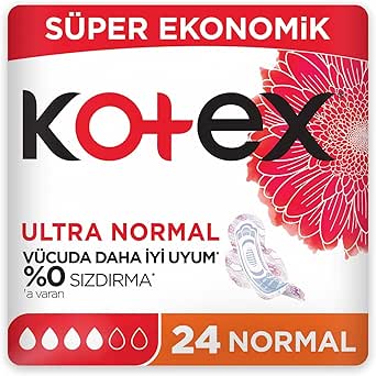 Kotex Ultra Süper Ekonomik Normal 24’lü 1 Paket