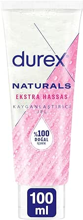 Durex Naturals Extra Hassas Kayganlaştırıcı Jel 100 ml 1 Paket
