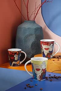 Kütahya Porselen Toledo Mug Bardak 109105, 280 ml