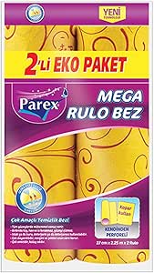 Parex Mega Rulo Temizlik Bezi 2’Li Eko Paket 1 Paket (1 x 2 Adet)