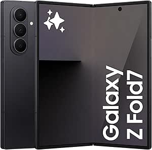 Samsung Galaxy Z Fold7, Yapay Zeka Telefonu, Gece Siyahı, 512GB Depolama, 12GB Bellek, 200MP Kamera, 3nm İşlemci, 4400 mAh Pil (Samsung Türkiye Garantili)