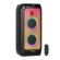 Ibiza – WAVE6-2 adet 5,25 inç (13 cm) hoparlör, 250W, pilli, Bluetooth, USB ve microSD – WAVE LED efekti, TWS kablosuz bağlantı – Siyah