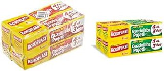 Koroplast Büyük Boy 80’li 4 Al 3 Öde Buzdolabı Poşeti (4 x 20 Adet) ve Koroplast Orta Boy 120’li 4 Al 3 Öde Buzdolabı Poşeti (4 x 30)