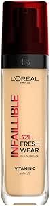 L’ORÉAL PARIS Infaillible 32H Fresh Wear C Vitaminli Fondöten – 120 Vanilla