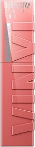 Maybelline New York Super Stay Vinyl Ink Uzun Süre Kalıcı Likit Parlak Ruj 100 Charmed