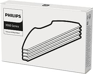 PHILIPS XV1430 Robot Süpürge 3000 Serisi Mikrofiber Bez, Beyaz, Xu3 Serisi