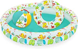 Bestway Çocuk Havuzu Seti, su dostları, çap 122 x 20 cm