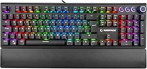 Rampage KB-R92 Thunder Red Switch Rgb Ledli Bilek Destekli Mekanik Gaming Oyuncu Klavye