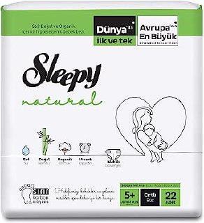 Sleepy Natural Bebek Bezi 5+ Numara Junior Plus