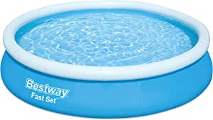 Bestway Fast Set Yüzme Havuzu, çocuklar ve yetişkinler için aile çocuk Havuzu; 5377L, 3,66 m x 76 cm
