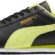 Puma Roma Basic + Unisex Yetişkin Spor Ayakkabı, Puma Black-Lime Sheen, 45