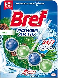 Bref WC Power Aktiv Çam Klozet Temizleme Topları 1 x 1 Adet , Çam 1