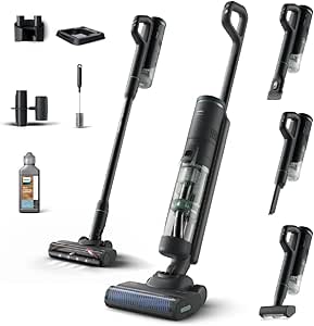 Philips 7000 Serisi AquaTrio Kablosuz Dikey Süpürge, Islak&Kuru Temizlik, Otomatik Temizleme ve Şarj İstasyonu, Kuru Süpürme Başlığı, XW7263/11
