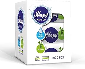 Sleepy Makyaj Temizleme Mendili Bamboo 3X20 Adet