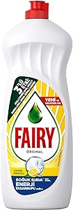 Fairy Orijinal Sıvı Bulaşık Deterjanı 650 ml Limon Kokulu, 1lü paket
