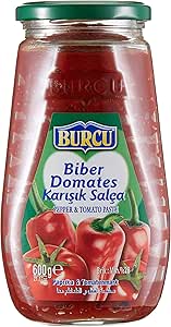 Burcu Gıda 600 Gr İkisi Bir Arada (Domates+Biber) Salçası
