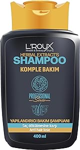 L’ROUX Herbal Extract Saç Dökülmesine Karşı Komple Bakım Besleyici ve Onarıcı Dolgun ve Hacimli Saçlar Şampuan