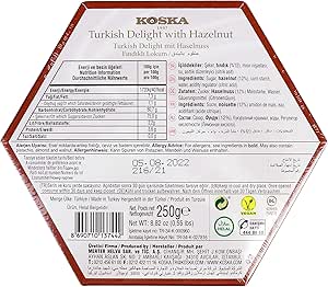 Koska 250 Gram Fındıklı Lokum Klasik