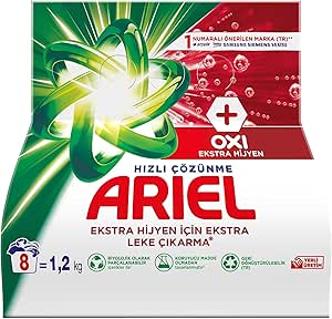 Ariel Oxi 1, 2 Kg Hızlı Çözünme Toz Çamaşır Deterjanı