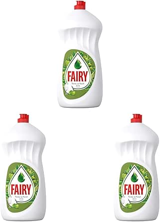 Fairy Temiz & Ferah Sıvı Bulaşık Deterjanı 1500 ml Elma Kokulu 3lü paket