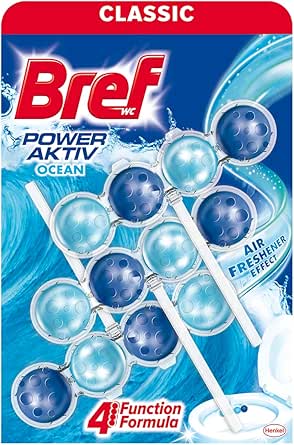 Bref Power Active Okyanus Kokulu 3’lü Klozet Bloğu 3 x 50 g, Okyanus 3