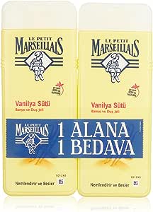 Le Petit Marseillais Vanilya Sütü Duş Jeli (2 x 400 ml)