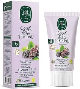 EYÜP SABRİ TUNCER Doğal Karadut Özlü Çocuk Diş Macunu 60ml