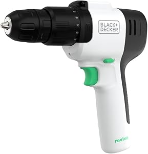 Black + Decker Reviva REVHD12C-QW 12V Şarjlı Darbeli Matkap
