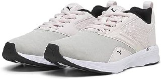 Puma NRGY Comet Running Shoes Unisex Yetişkin Futbol Ayakkabısı, Quarry-Soft Fluo Peach, 43