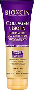 Bioxcin Collagen & Biotin Ekstra Hacim Saç Kremi 250 ml – Kolajen Biotin Ince Seyrek Saçlar