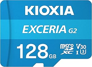 KIOXIA EXCERIA G2 128GB microSDXC – UHS-I, V30, 100MB/s Okuma, 50MB/s Yazma