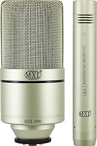 MXL 990/991 | Vokal, Enstrüman, Youtuber, Instagram, Tiktok & Podcast için Kondenser Mikrofon