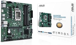 ASUS PRO Q670M-C-CSM Intel Q670 LGA1700 DDR5 4800 2xDP HDMI Çift M2 USB3.2 TPM mATX Intel Vpro Desteği. Asus Control Center Express Hediyeli