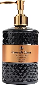 Savon de Royal Luxury Vegan Sıvı Sabun Black Pearl 500 ml, Portakal, Vanilya