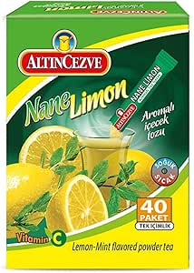 Altıncezve Nane Limon Aromalı Tek İçimlik İçecek Tozu 1,5 Gr x 40 Adet
