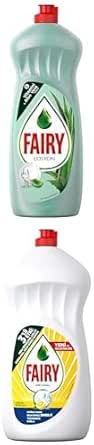 Fairy 1350 ml Limon x 3 + Fairy Losyon 750 ml Sıvı Bulaşık Deterjanı