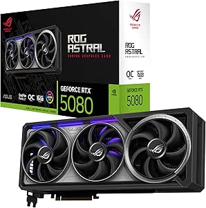 ASUS ROG, ASTRAL RTX5080, O16G, Gaming, NVIDIA, GeForce RTX 5080, 16GB GDDR7, 256bit, OC, 2xHDMI, 3xDP, RGB, DLSS4 Ekran Kartı