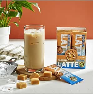 KAHVE DUNYASI Özel Seri Soğuk Karamel Aromalı Caffe Latte, 8683302500601, 10’lu