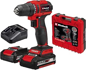 Einhell Akülü Vidalama TE-CD 18/40 Li BL (2×2,0 Ah) Power X-Change (Li-Ion, 18 V, 40 Nm, Kömürsüz Motor, 2 Vitesli Şanzıman, Devir Kontrolü, 2x 2,0 Ah PXC Akü ve Hızlı Şarj Cihazı) – 4513995