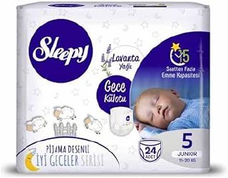 Sleepy Gece Külotu 5 Numara Junior 24 Adet