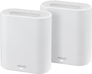ASUS ExpertWifi EBM68 Tri-Band-AiMesh-AiProtectionPro-VPN-2.5 Gbps Port-up to 5 SSID supports-Access Point-Mesh (İkili Paket)