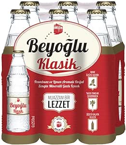 Beyoğlu Gazozu Klasik Frambuaz Limon Aromalı Gazoz 250 Mililitre 6’lı